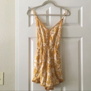 NWT Mustard yellow romper